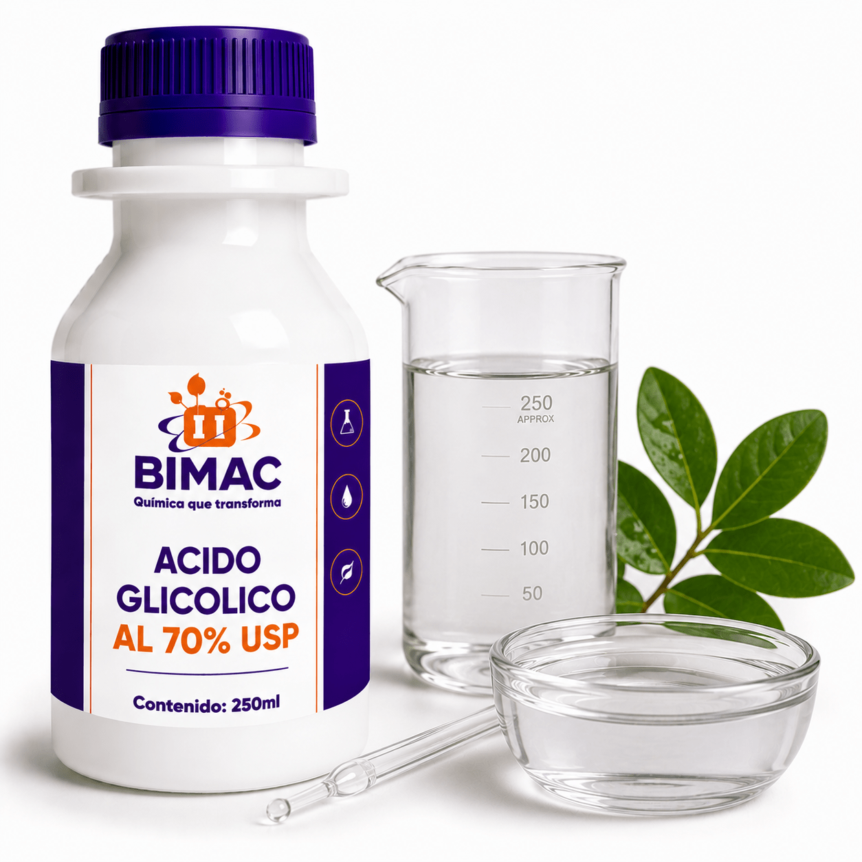 Acido Glicolico Al 70% USP