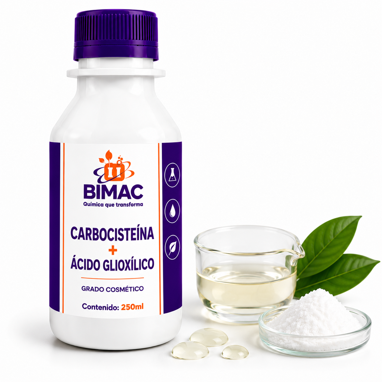 Carbocisteina+acido Glioxilico