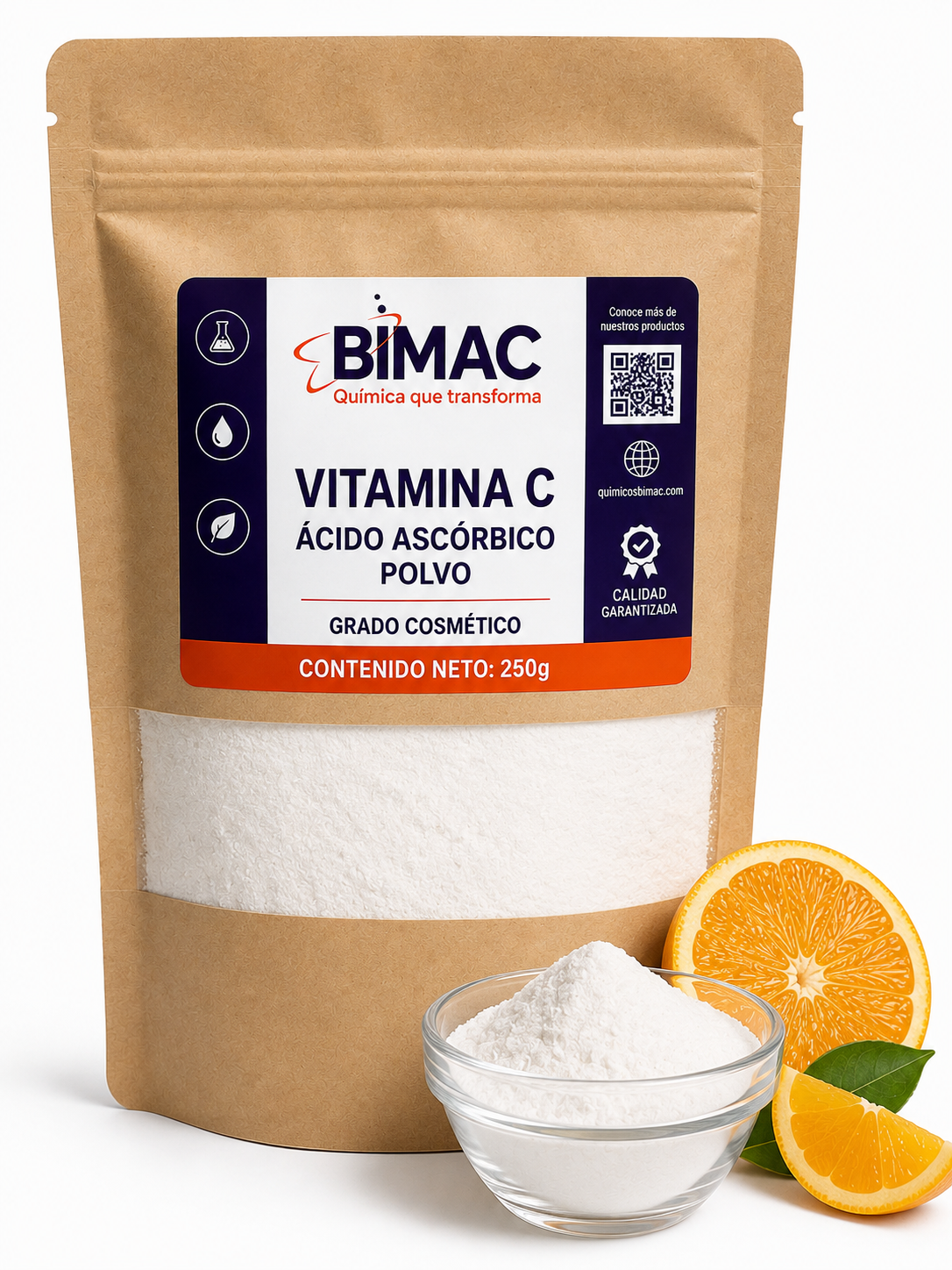 Vitamina C Acido Ascorbico Polvo